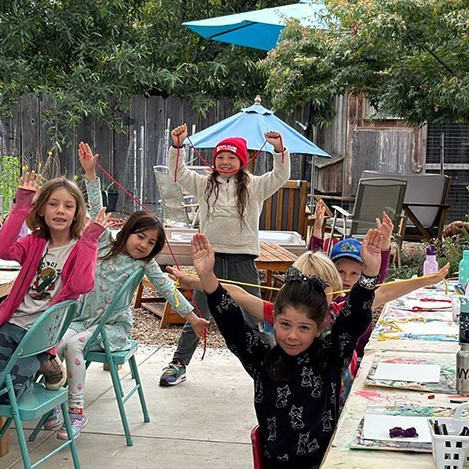 group of children at Studio Sprout summer camp